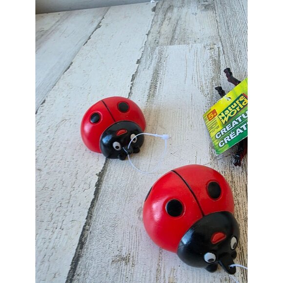 Vintage Greenbrier ladybug set insect Halloween decor - Picture 3 of 9